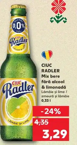 Kaufland CIUC RADLER Mix bere fără alcool & limonadă Ofertă