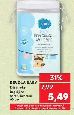 Kaufland BEVOLA BABY Dischete îngrijire Ofertă