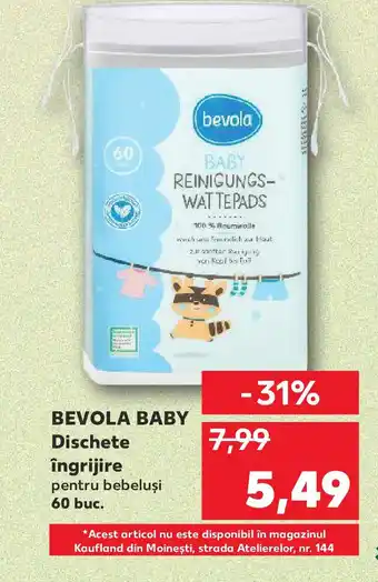 Kaufland BEVOLA BABY Dischete îngrijire Ofertă