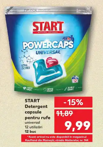 Kaufland START Detergent capsule pentru rufe Ofertă