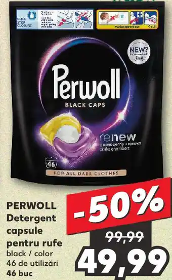 Kaufland PERWOLL Detergent capsule pentru rufe Ofertă