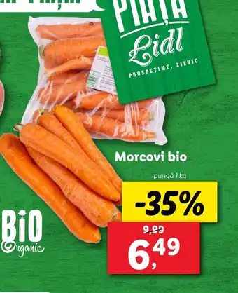 Lidl Morcovi bio Ofertă