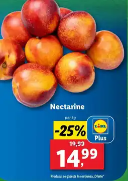Lidl Nectarine Ofertă