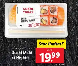 Lidl SUSHI TODAY Sushi Maki şi Nighiri Ofertă