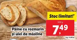 Lidl Pâine cu rozmarin şi ulei de măsline Ofertă