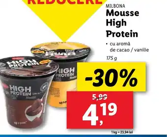 Lidl MILBONA Mousse High Protein Ofertă