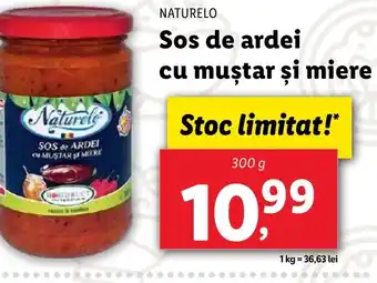 Lidl NATURELO Sos de ardei cu muștar și miere Ofertă