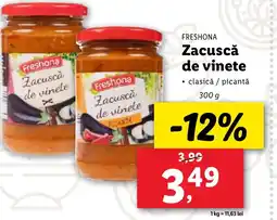 Lidl FRESHONA Zacuscă de vinete Ofertă