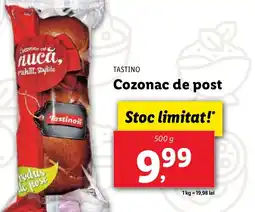 Lidl TASTINO Cozonac de post Ofertă