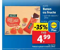 Lidl ALESTO Baton cu fructe Ofertă