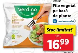 Lidl VERDINO File vegetal pe bază de plante Ofertă