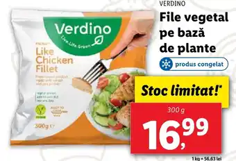 Lidl VERDINO File vegetal pe bază de plante Ofertă