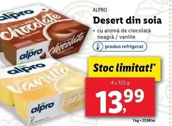 Lidl ALPRO Desert din soia Ofertă