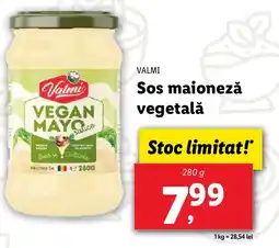 Lidl VALMI Sos maioneză vegetalǎ Ofertă