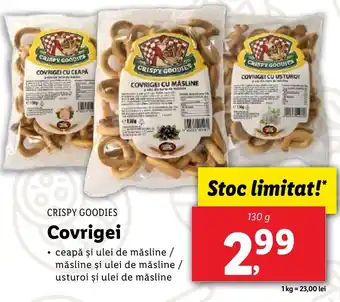 Lidl CRISPY GOODIES Covrigei Ofertă