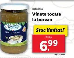 Lidl NATURELO Vinete tocate la borcan Ofertă