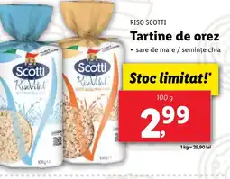 Lidl RISO SCOTTI Tartine de orez Ofertă