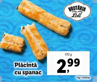 Lidl Plăcintă cu spanac Ofertă