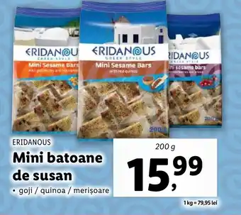 Lidl ERIDANOUS Mini batoane de susan Ofertă