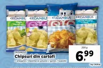 Lidl ERIDANOUS Chipsuri din cartofi Ofertă