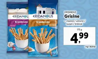 Lidl ERIDANOUS Grisine Ofertă