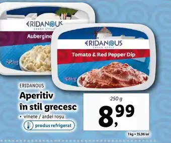 Lidl ERIDANOUS Aperitiv în stil grecesc Ofertă