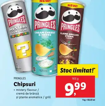 Lidl PRINGLES Chipsuri Ofertă