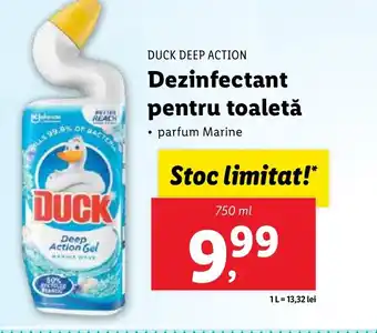 Lidl DUCK DEEP ACTION Dezinfectant pentru toaletă Ofertă