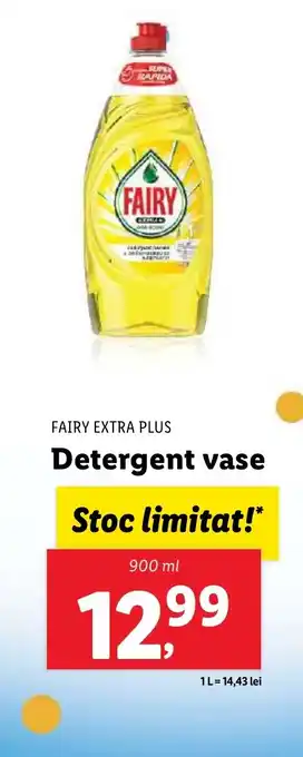 Lidl FAIRY EXTRA PLUS Detergent vase Ofertă