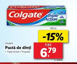 Lidl COLGATE Pastă de dinți Ofertă