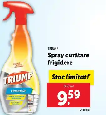 Lidl TRIUMF Spray curățare frigidere Ofertă