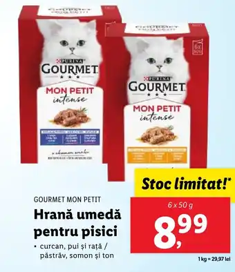 Lidl GOURMET MON PETIT Hrană umedă pentru pisici Ofertă