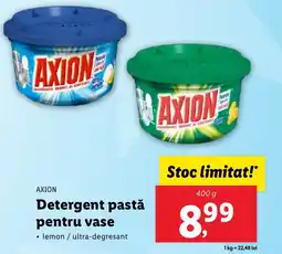 Lidl AXION Detergent pastă pentru vase Ofertă