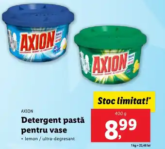 Lidl AXION Detergent pastă pentru vase Ofertă