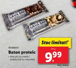 Lidl IRONMAXX Baton proteic Ofertă