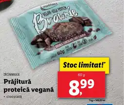 Lidl IRONMAXX Prăjitură proteică veganǎ Ofertă