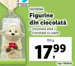 Lidl FAVORINA Figurine din ciocolată Ofertă