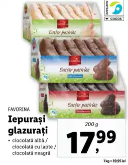 Lidl FAVORINA Iepuraşi glazurați Ofertă