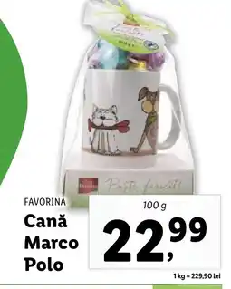 Lidl FAVORINA Cană Marco Polo Ofertă