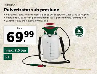 Lidl PARKSIDE Pulverizator sub presiune Ofertă