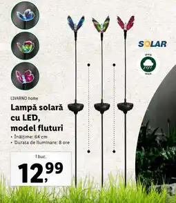 Lidl LIVARNO home Lampă solară cu LED, model fluturi Ofertă