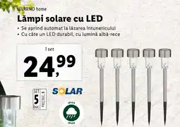 Lidl LIVARNO home Lămpi solare cu LED Ofertă