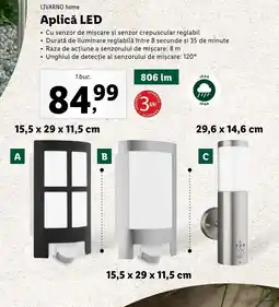 Lidl LIVARNO home Aplică LED Ofertă