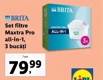 Lidl BRITA Set filtre MAXTRA PRO all-in-1, 3 bucăţi Ofertă