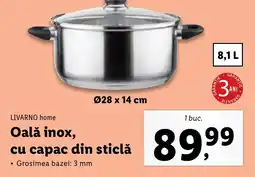 Lidl LIVARNO home 1 buc. cu capac din sticlă Ofertă