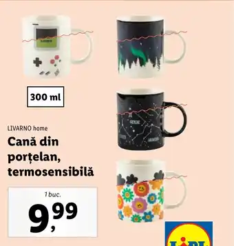 Lidl LIVARNO home Cană din porţelan, termosensibilă Ofertă