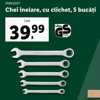 Lidl PARKSIDE Chei inelare, cu clichet, 5 bucăţi Ofertă