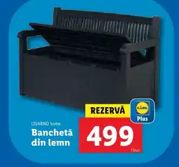 Lidl LIVARNO home Banchetă din lemn Ofertă