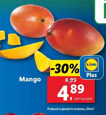 Lidl Mango Ofertă