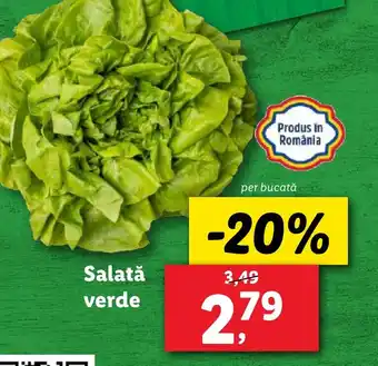 Lidl Salată verde Ofertă